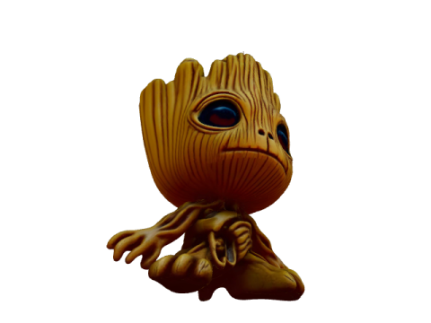 Baby groot sit 3D Model