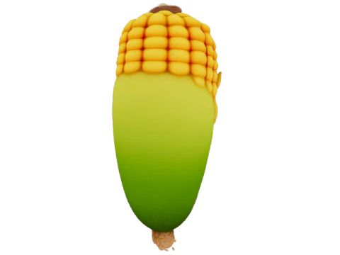 Corn cob monster 3D Model