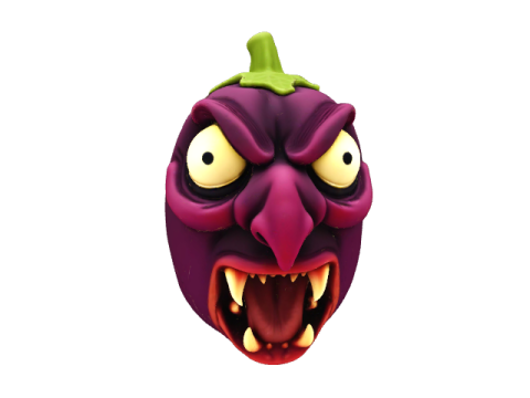 Figures vegetable pack game ready 3D Model