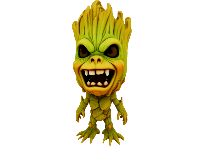 Groot finsteres Spiel bereit 3D Modell .c4d .max .obj .3ds .fbx .stl .blend 