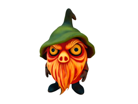 Pack gnome nature Game Ready 3D Model