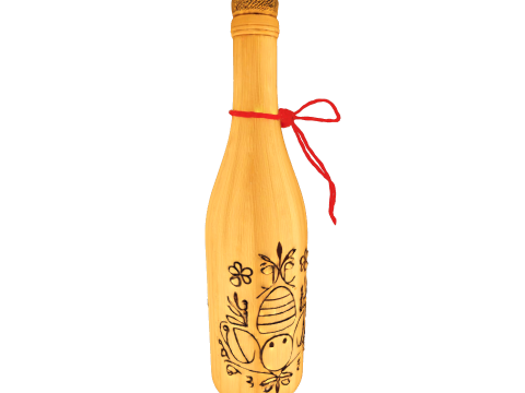 Paasflessen met konijntje 3D Model