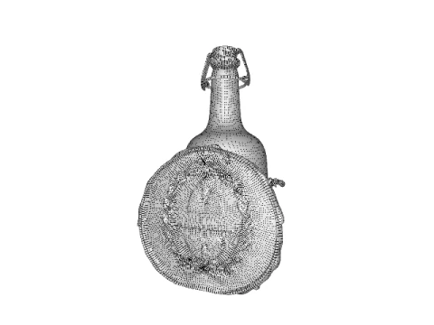 Hasen-Osterflaschen 3D Modell