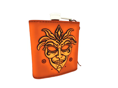 Pack flask carnival game reader 3D Model