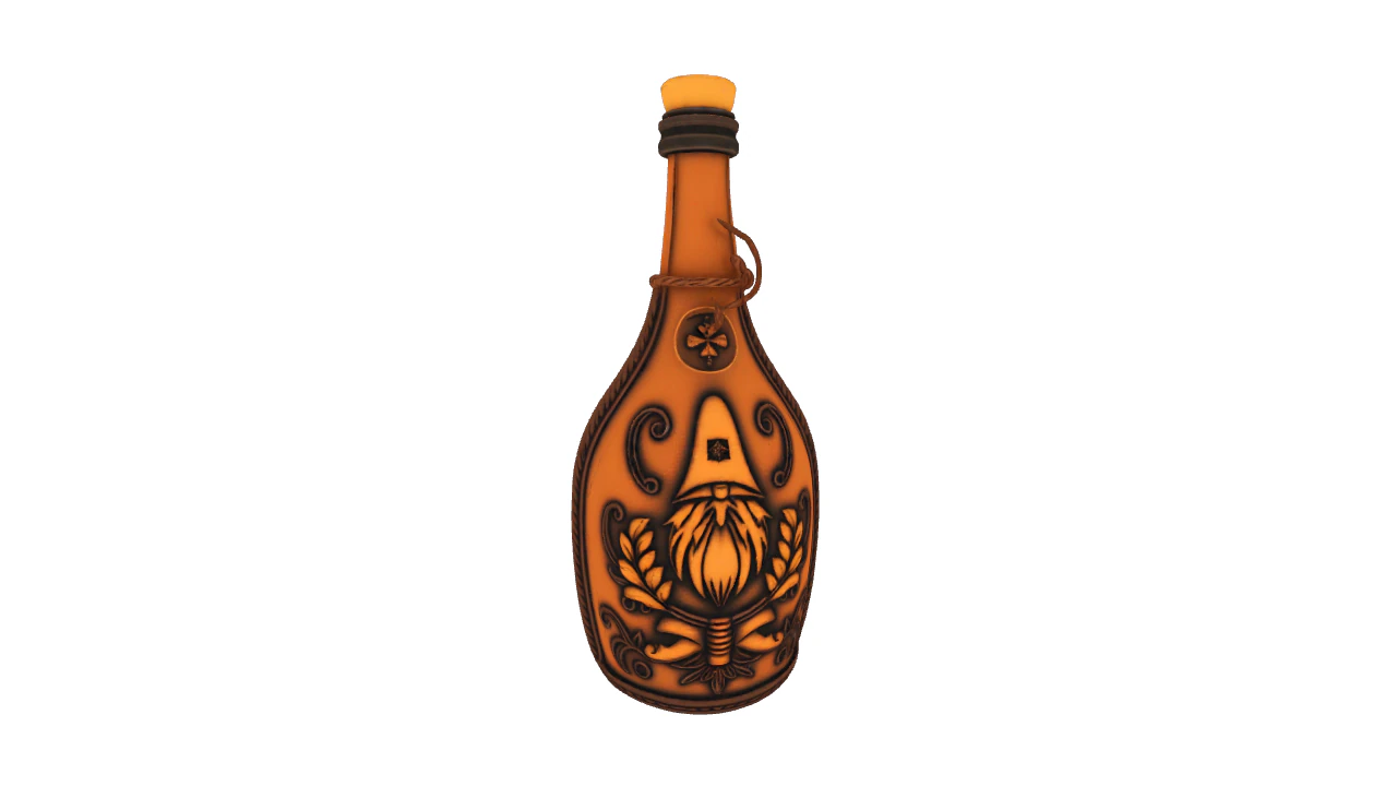 Pack flask gnome game reader 3D Model .c4d .max .obj .3ds .fbx .stl .blend 