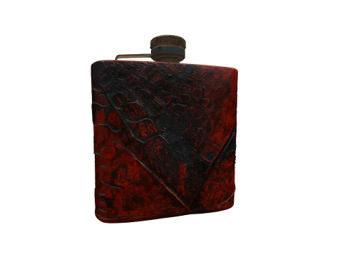 Pack Gothic bottle and flasks game reader 3D Model