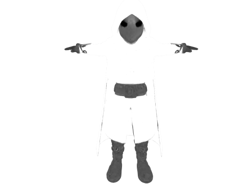 Character magician game reader 3D Model