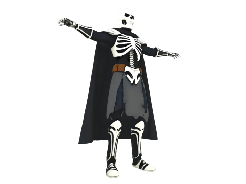 Skeleton knight character game reader 3D Model