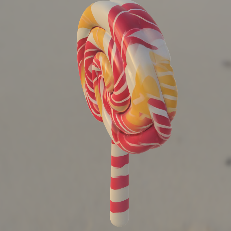 Candy Lollipop game reader 3D Model .c4d .max .obj .3ds .fbx .stl .blend