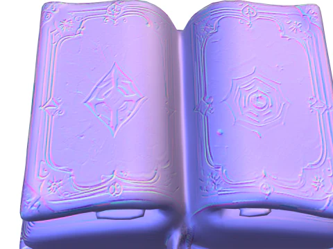 Leitor de jogo de livro de feiti&ccedil;os encantado Modelo 3D