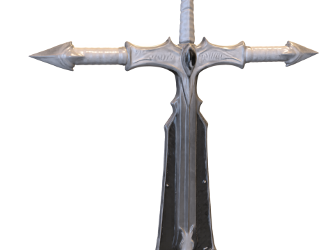 Lettore di giochi di spada fantasy Modello 3D