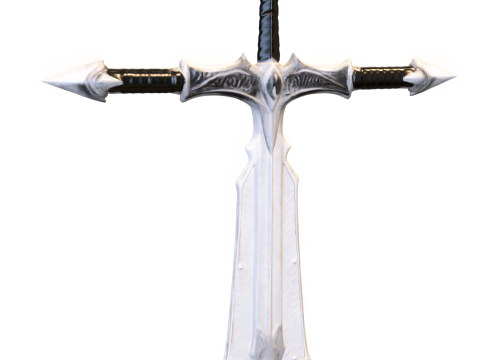 Lettore di giochi di spada fantasy Modello 3D