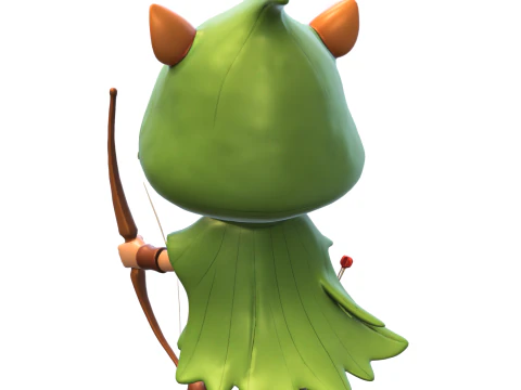 Forest archer game reader 3D Model
