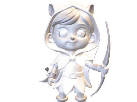 Forest archer game reader 3D Model