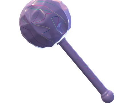 Lollipop hammer game reader 3D Model