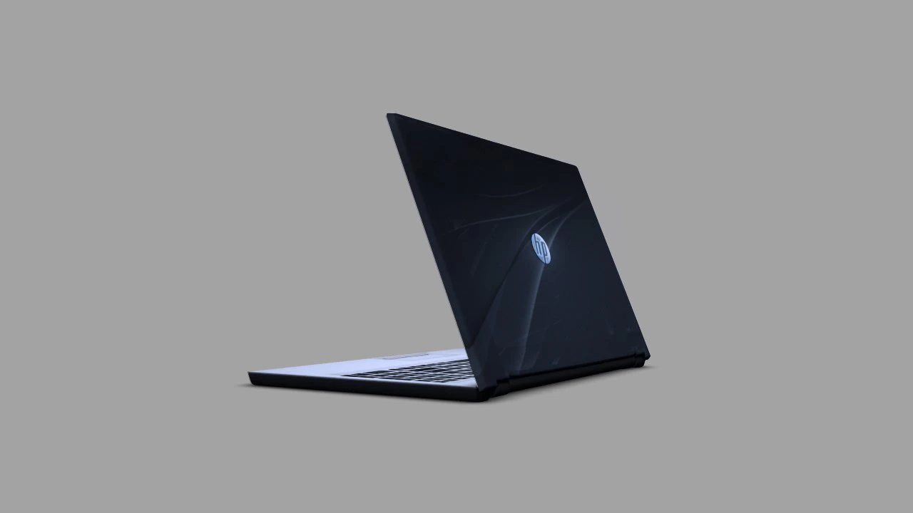 hp laptop 3D Model .c4d .max .obj .3ds .fbx .stl .blend 