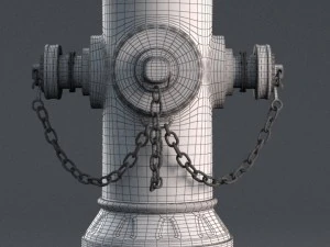 消火栓 3Dモデル