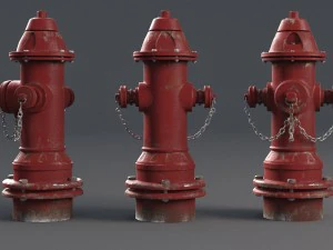 消火栓 3Dモデル