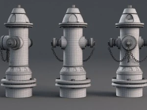 消火栓 3Dモデル
