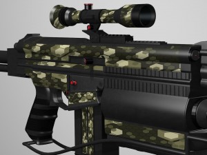 pulse-sniper rifle Modelo 3D