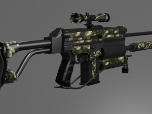 pulse-sniper rifle Modelo 3D