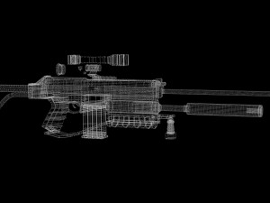 pulse-sniper rifle Modelo 3D