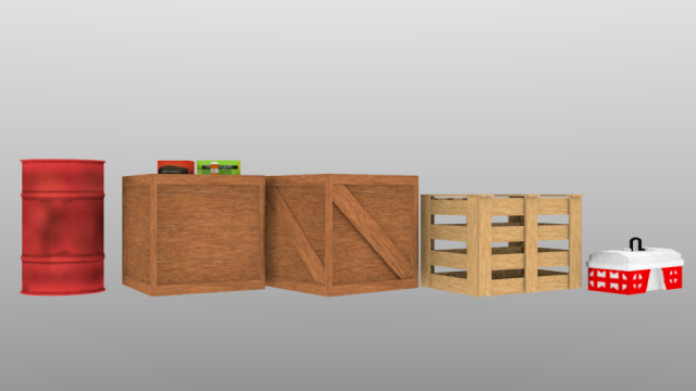 game objects 3D Model .c4d .max .obj .3ds .fbx .stl .blend 