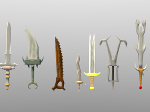 sword pack 3D Model