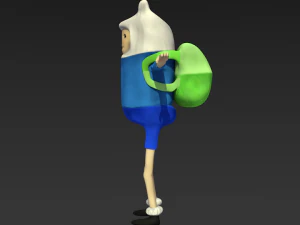 साहसिक समय से फिन 3D मॉडल