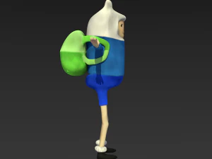 साहसिक समय से फिन 3D मॉडल