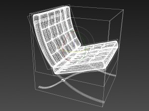 barcelona chair Model 3D