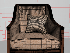 armchair mestre collection 3D Модель