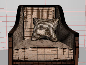 armchair mestre collection 3D Model
