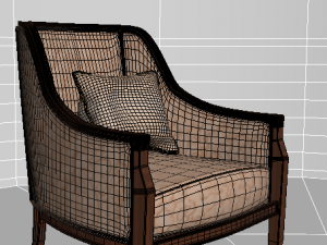 armchair mestre collection 3D Модель