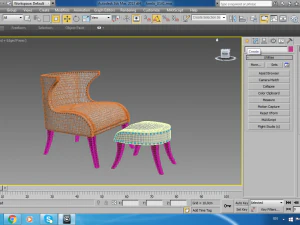 armchair flirt 3D Model