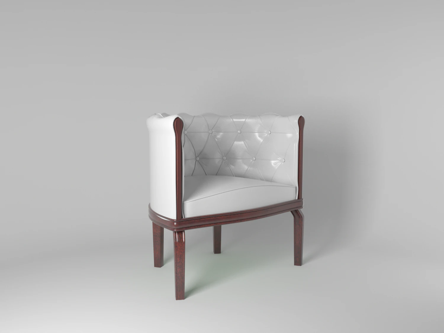 armchair 3D Model .c4d .max .obj .3ds .fbx .stl .blend 