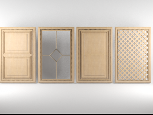 kitchen doors 3D 模型