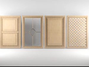 キッチンのドア 3Dモデル