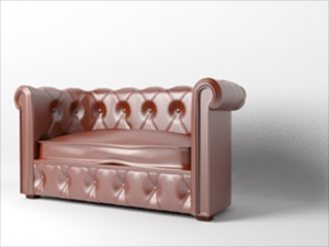 sofa lather 3D Модель
