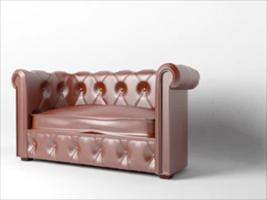 sofa lather 3D Model