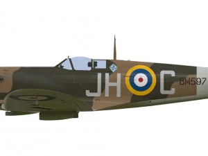 Spitfire mkvb 3D Model
