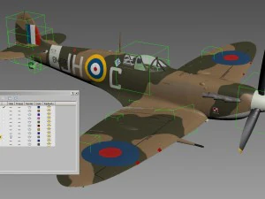Spitfire mkvb 3D Model