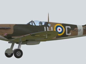 spitfire mkvb 3D Model