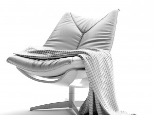 Fotel RocheBobois Delfin Model 3D