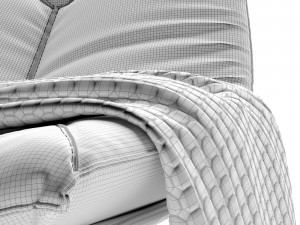 Fotel RocheBobois Delfin Model 3D