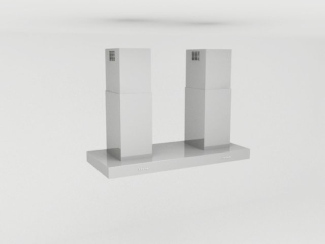 island cooker hood 3D Модель .c4d .max .obj .3ds .fbx .stl .blend 
