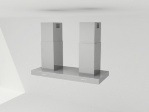 island cooker hood 3D Модель