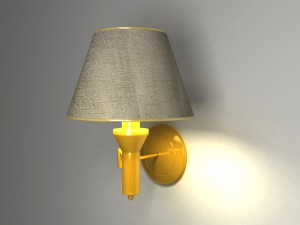 wall lamp Modello 3D
