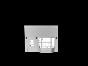 toko buku Model 3D