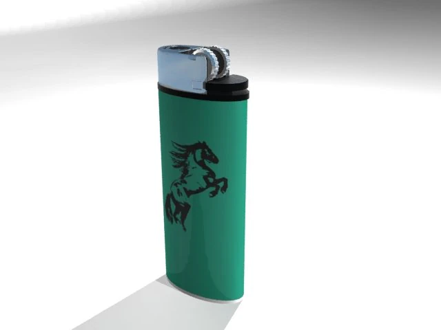 lighter 3D Model .c4d .max .obj .3ds .fbx .stl .blend 